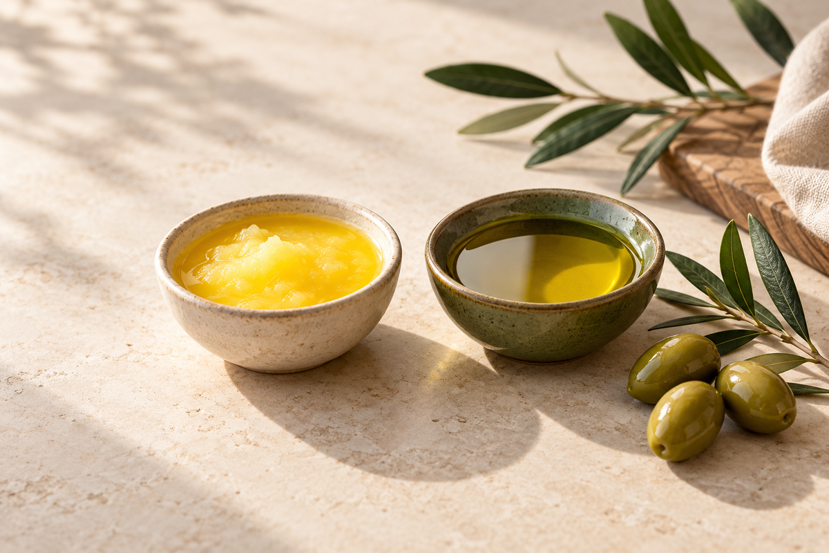 A2 Ghee vs Olive Oil: A Cooking Comparison