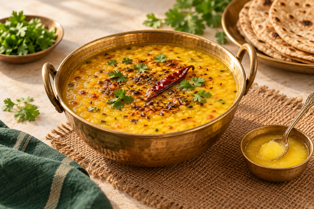 How to Make Authentic Dal Tadka with A2 Cow Ghee