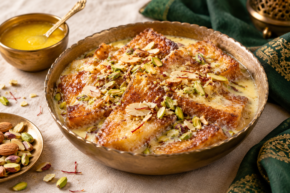 Hyderabadi Double Ka Meetha Recipe with A2 Ghee