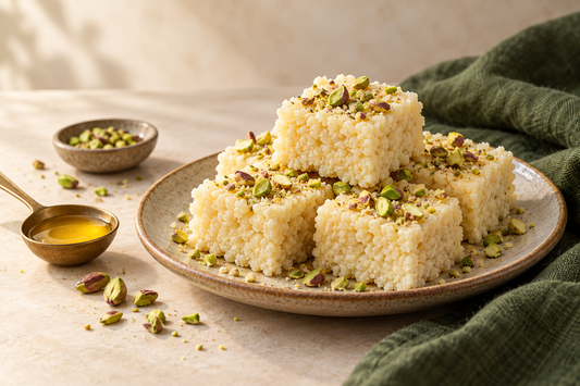 Kalakand Recipe with A2 Ghee (Milk Fudge)