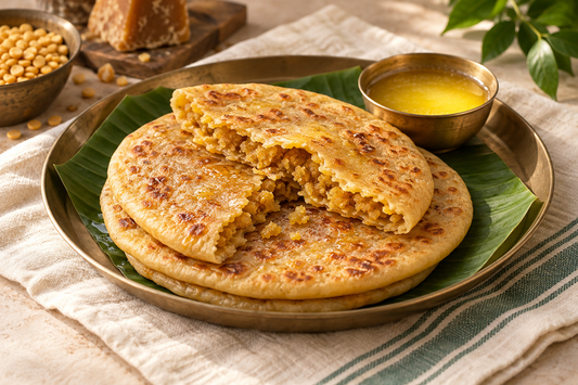 Obbattu (Holige) Recipe with A2 Ghee (Karnataka Sweet)