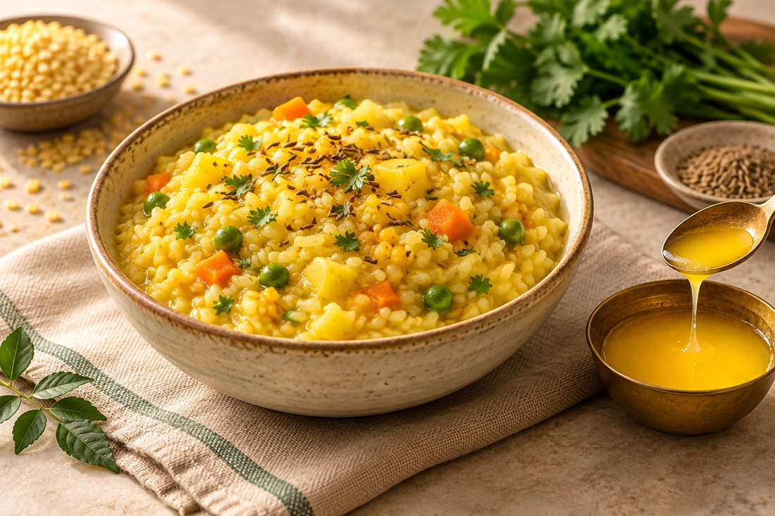 Traditional Khichdi Recipe Using Bilona A2 Ghee
