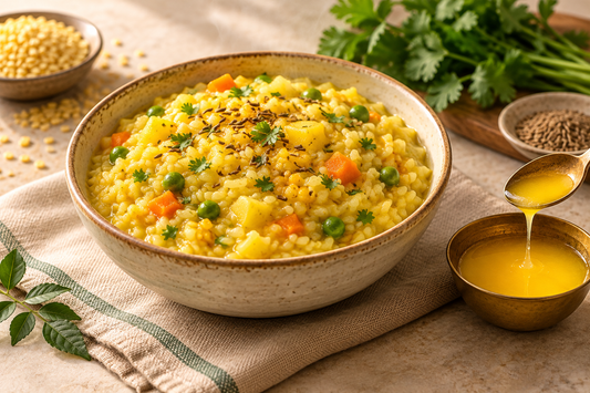 Traditional Khichdi Recipe Using Bilona A2 Ghee