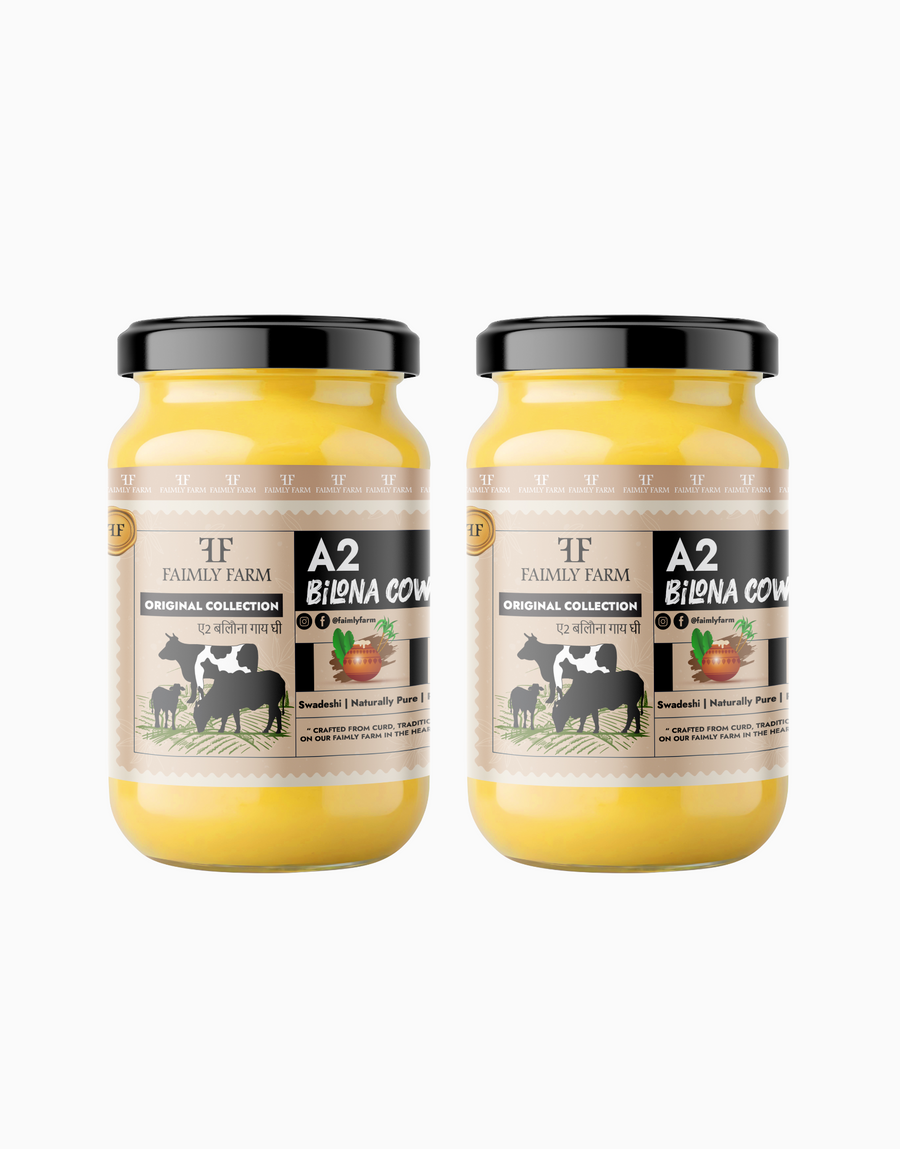 Faimly Farm A2 Bilona Cow Ghee Twin Ghee Pack – A2 Ghee Combo