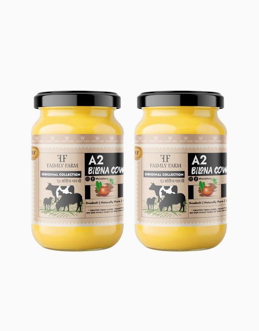 Faimly Farm A2 Bilona Cow Ghee Twin Ghee Pack – A2 Ghee Combo