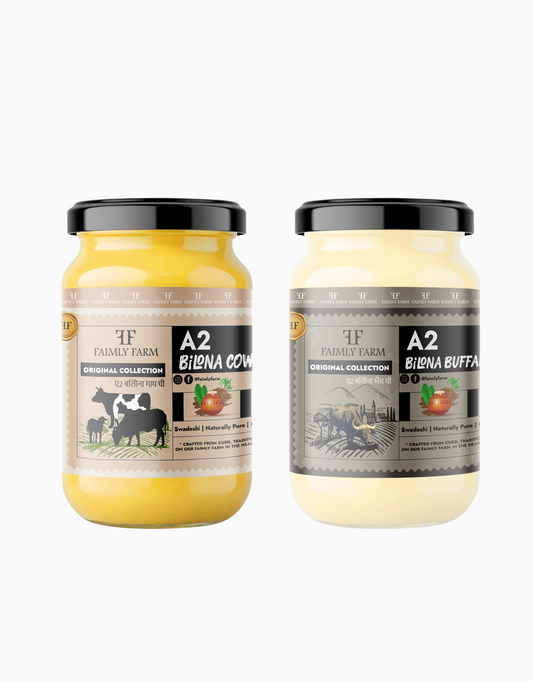 Faimly Farm A2 Bilona Ghee Family Value Twin Pack – A2 Ghee Combo