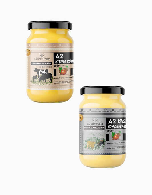 Faimly Farm A2 Bilona Ghee Kitchen Duo Pack – A2 Ghee Combo