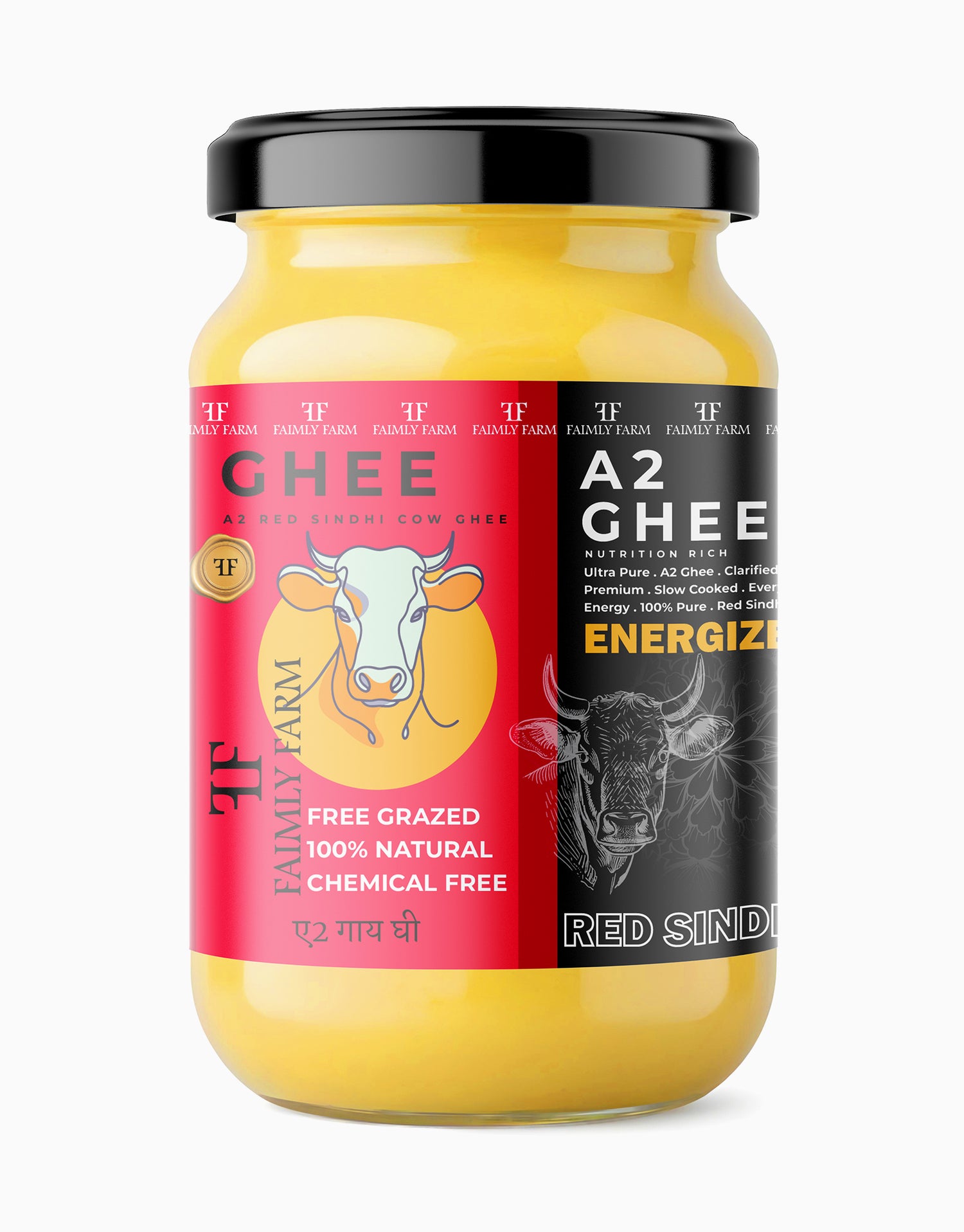 Faimly Farm A2 Red Sindhi Cow Ghee – A2 Cow Ghee