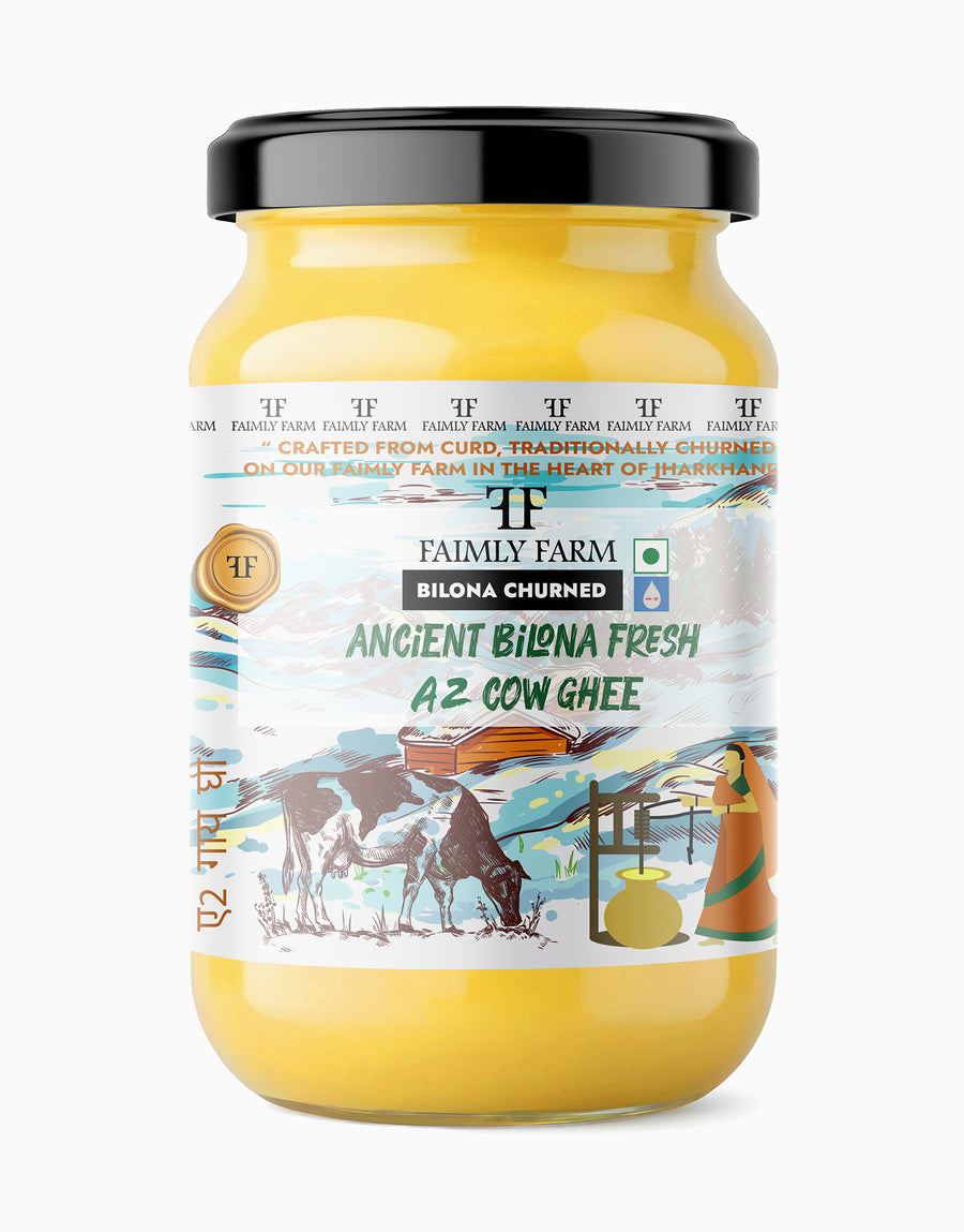 Faimly Farm Ancient Bilona Fresh A2 Cow Ghee – A2 Cow Ghee