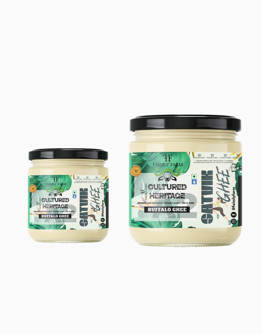 Faimly Farm Cultural Heritage Satvik A2 Buffalo Ghee Faimly Combo – A2 Ghee Combo