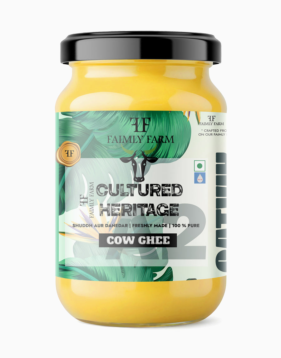 Faimly Farm Cultural Heritage Satvik A2 Cow Ghee – A2 Cow Ghee