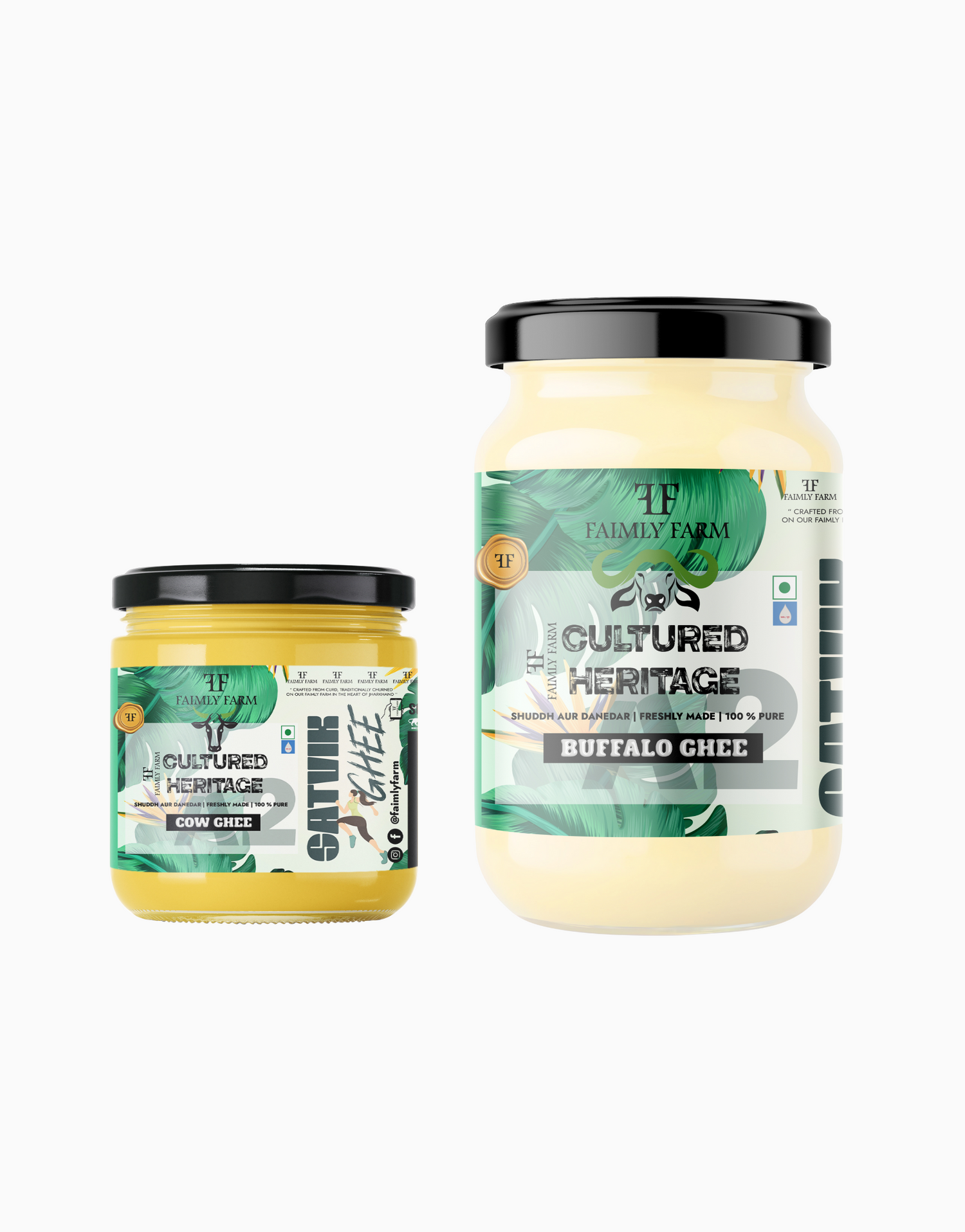 Faimly Farm Cultural Heritage Satvik A2 Ghee Celebration Pack – A2 Ghee Combo