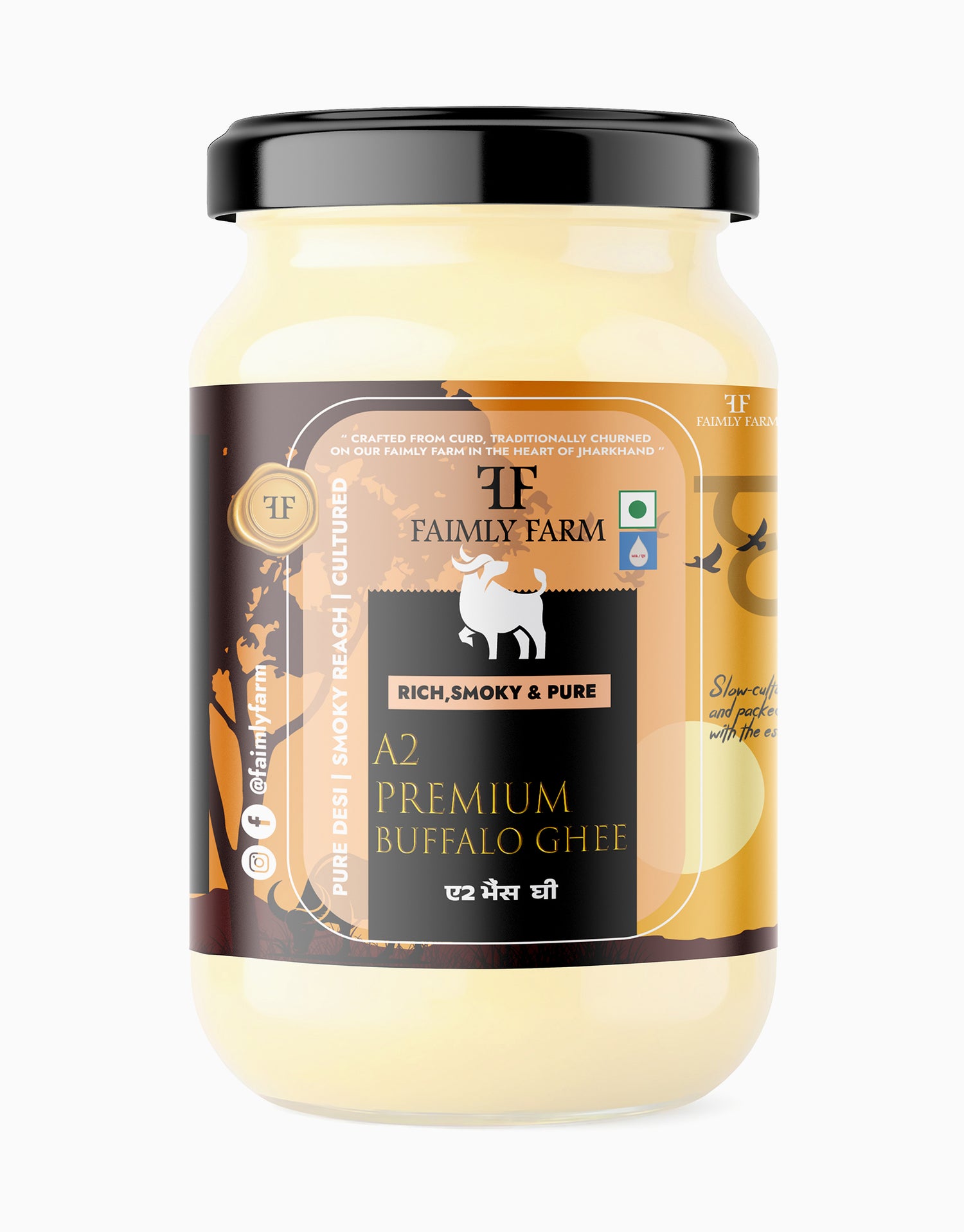 Faimly Farm Cultured A2 Buffalo Ghee Fresh and Premium – A2 Buffalo Ghee