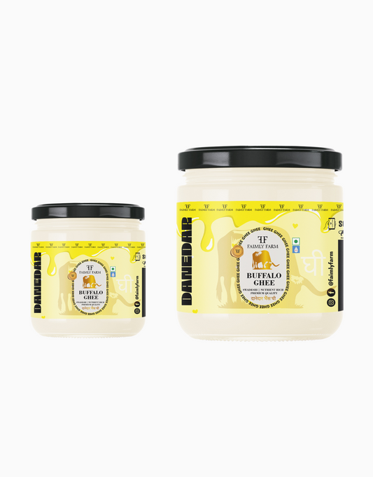 Faimly Farm Danedar Cow Ghee HomeSaver Pack – Buffalo Ghee