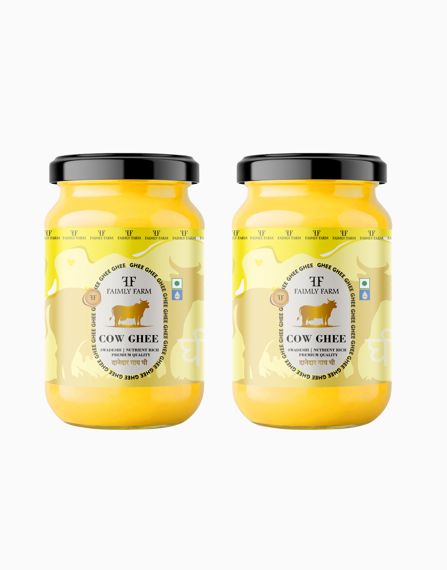 Faimly Farm Danedar Cow Ghee Twin Ghee Pack – Cow Ghee