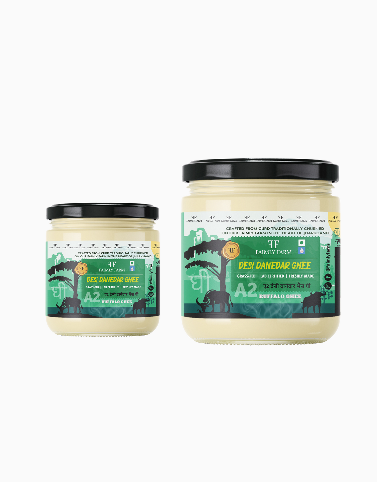 Faimly Farm Farm Fresh A2 Buffalo Ghee Faimly Combo – A2 Ghee Combo