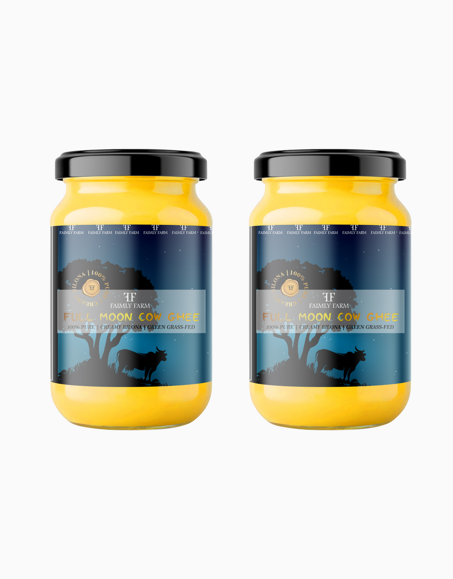 Faimly Farm Full Moon Cow Ghee Twin Ghee Pack – Cow Ghee