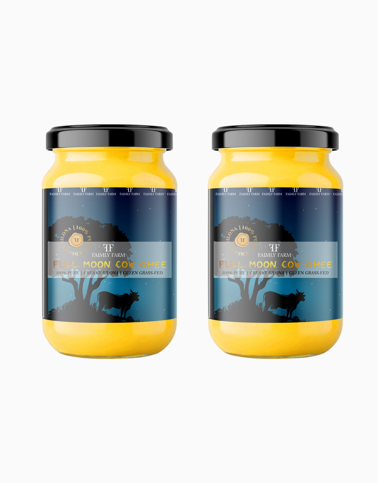 Faimly Farm Full Moon Cow Ghee Twin Ghee Pack – Cow Ghee