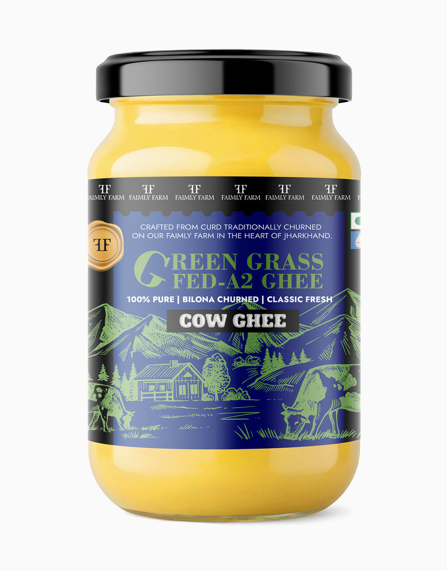 Faimly Farm Green Grass-Fed A2 Cow Ghee – A2 Cow Ghee