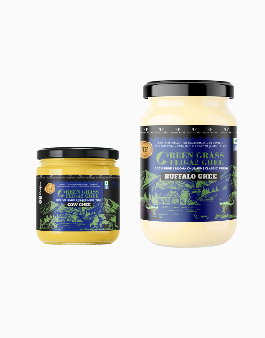 Faimly Farm Green Grass-Fed A2 Ghee Celebration Pack – A2 Ghee Combo