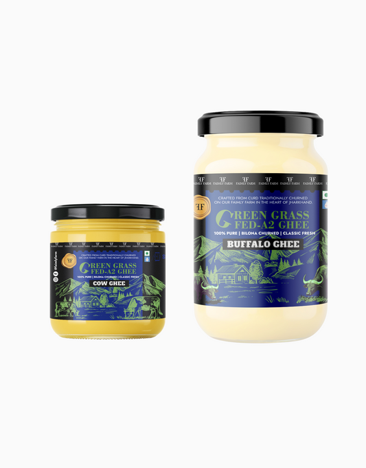 Faimly Farm Green Grass-Fed A2 Ghee Celebration Pack – A2 Ghee Combo