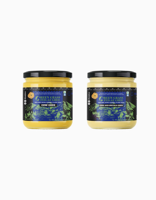 Faimly Farm Green Grass-Fed A2 Ghee Festive Pack – A2 Ghee Combo