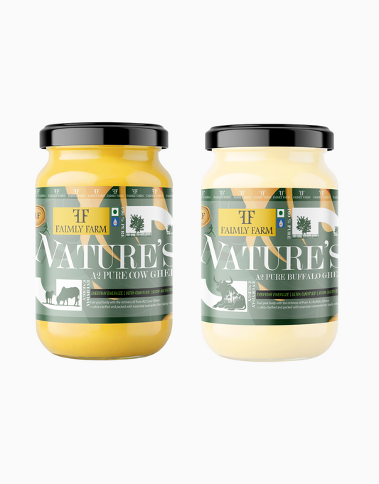 Faimly Farm Nature's Pure A2 Ghee Family Value Twin Pack – A2 Ghee Combo