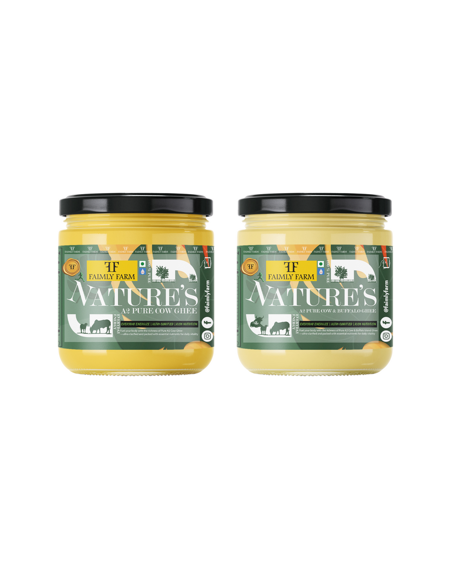 Faimly Farm Nature's Pure A2 Ghee Festive Pack – A2 Ghee Combo