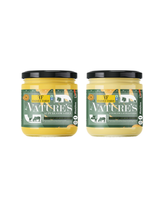 Faimly Farm Nature's Pure A2 Ghee Festive Pack – A2 Ghee Combo