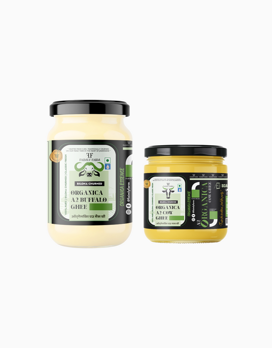 Faimly Farm Organica A2 Ghee Bilona Churned Celebration Pack – A2 Ghee Combo