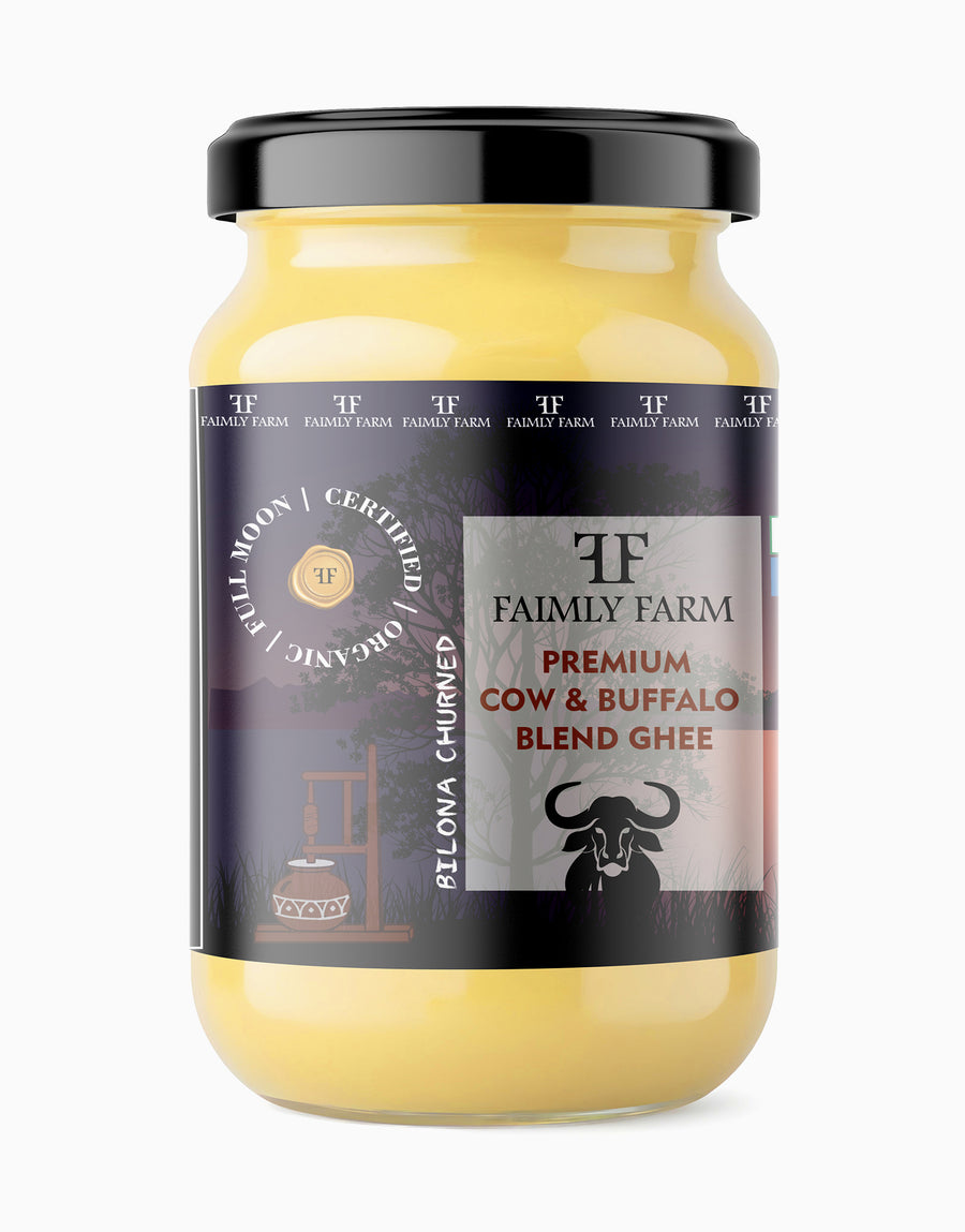 Faimly Farm Premium Cow & Buffalo Blend Ghee – Cow & Buffalo Blend Ghee