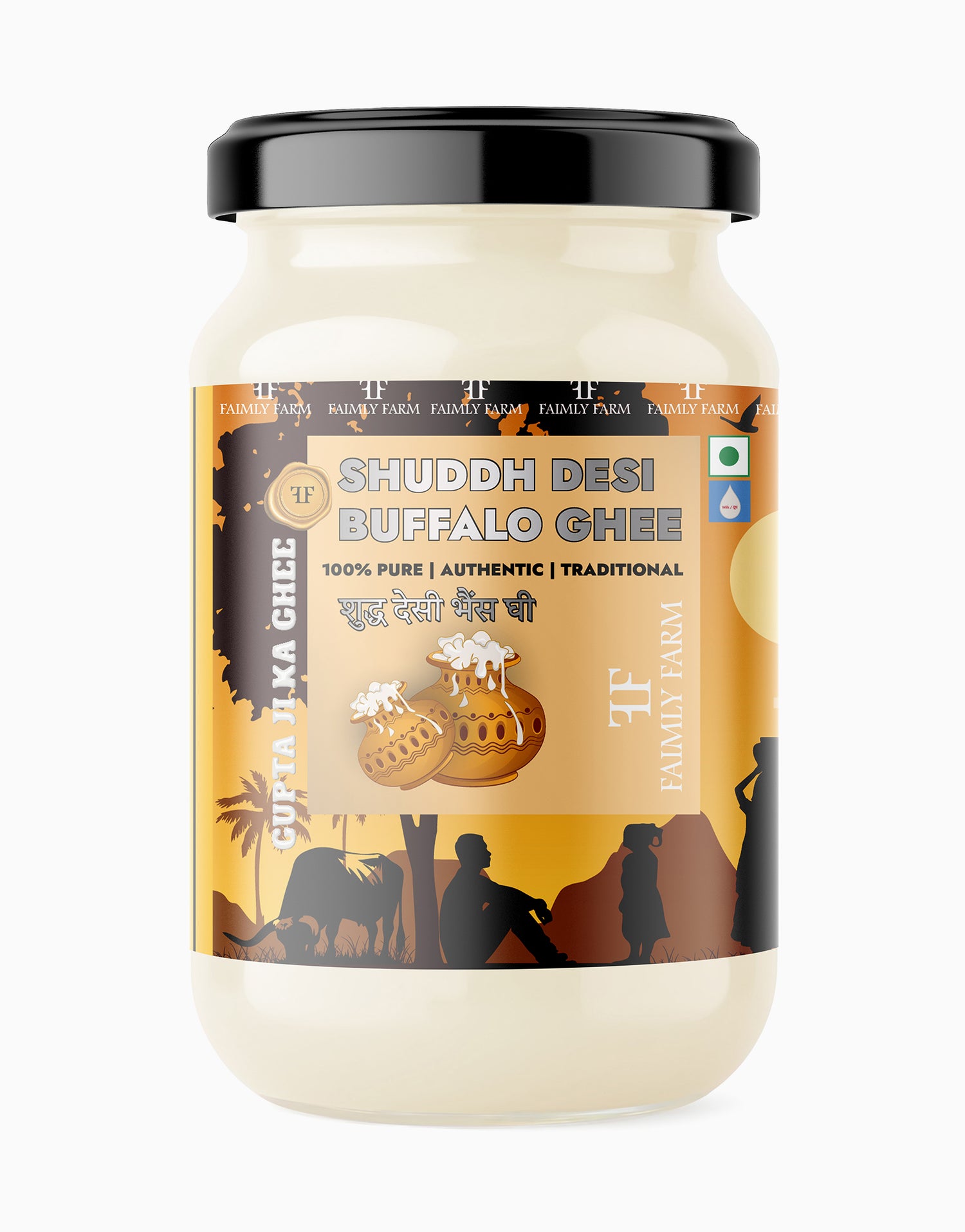 Faimly Farm Shuddh Desi Buffalo Ghee 100% Pure & Traditionally Crafted – Buffalo Ghee
